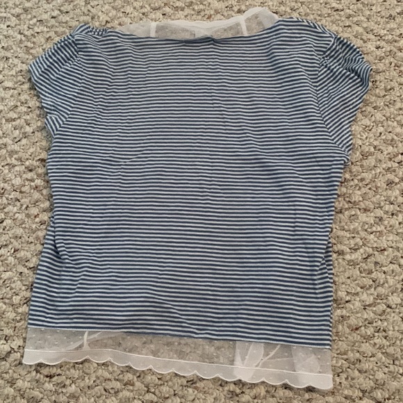GAP Summer Blue Crop Top - Picture 3 of 3